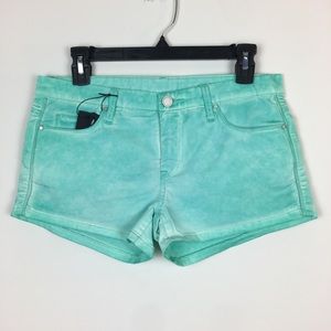 BLANK NYC Light Wash Tie-Dye Denim Shorts Size 28